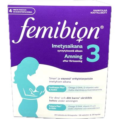 Femibion 3 28 tablettia + 28 kapselia 28 CAPS+28 TABL